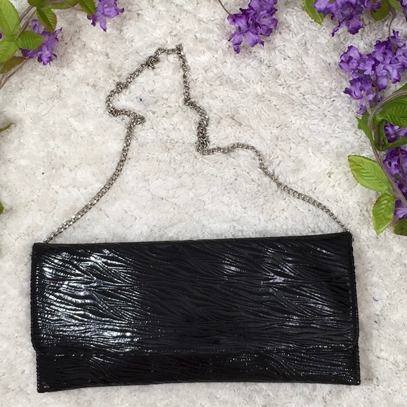 Carlos Falchi Handbags - Carlos Falchi black clutch or shoulder bag